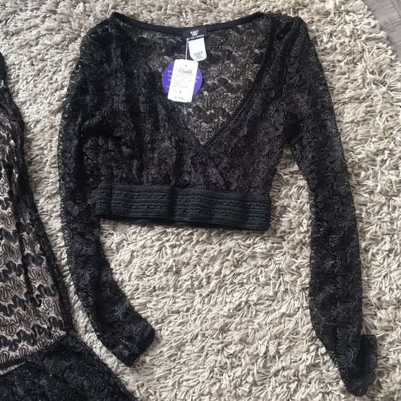 Va va voom sexy 2 piece lace dress size small - Picture 5 of 7